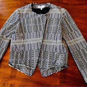 10 Crosby Derek Lam Tweed Blazer Jacket size 8